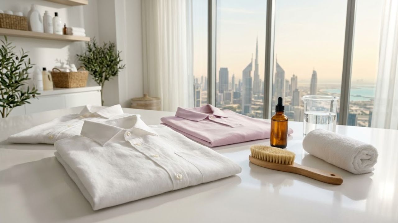 How to Remove Tough Stains in Dubai: Sweat, Sunscreen, and Coffee Emergencies — Laundry Tips